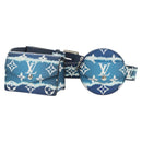 LOUIS VUITTON Monogram Escal Ceinture Riem 37,6" Blauw M0253W LV Auth 181468SM-13