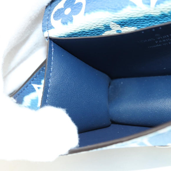 LOUIS VUITTON Monogram Escal Ceinture Riem 37,6" Blauw M0253W LV Auth 181468SM