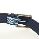 LOUIS VUITTON Monogram Escal Ceinture Riem 37,6" Blauw M0253W LV Auth 181468SM-6