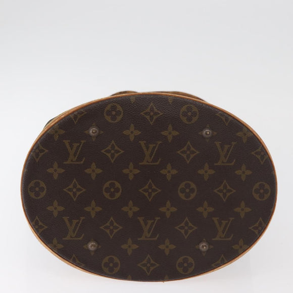 LOUIS VUITTON Monogram Bucket GM Shoulder Bag M42236 LV Auth 181469