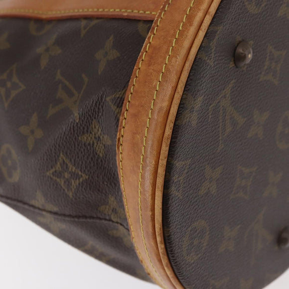 LOUIS VUITTON Monogram Bucket GM Shoulder Bag M42236 LV Auth 181469