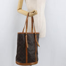 LOUIS VUITTON Monogram Bucket GM Shoulder Bag M42236 LV Auth 181469-24