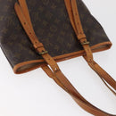 LOUIS VUITTON Monogram Bucket GM Shoulder Bag M42236 LV Auth 181469-6