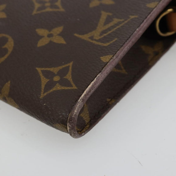 LOUIS VUITTON Monogram Bucket GM Accessory Pouch LV Auth 181470
