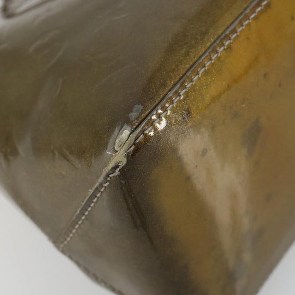 LOUIS VUITTON Monogram Vernis Wilshire PM Tasche Gris Art Deco M91627 Auth 181471