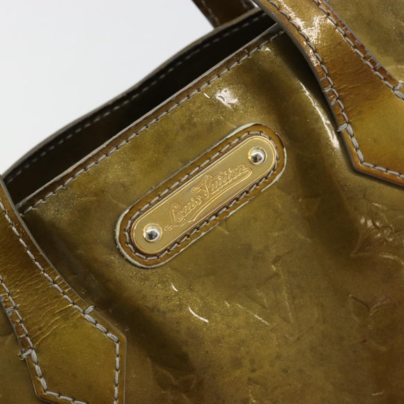LOUIS VUITTON Monogram Vernis Wilshire PM Tasche Gris Art Deco M91627 Auth 181471