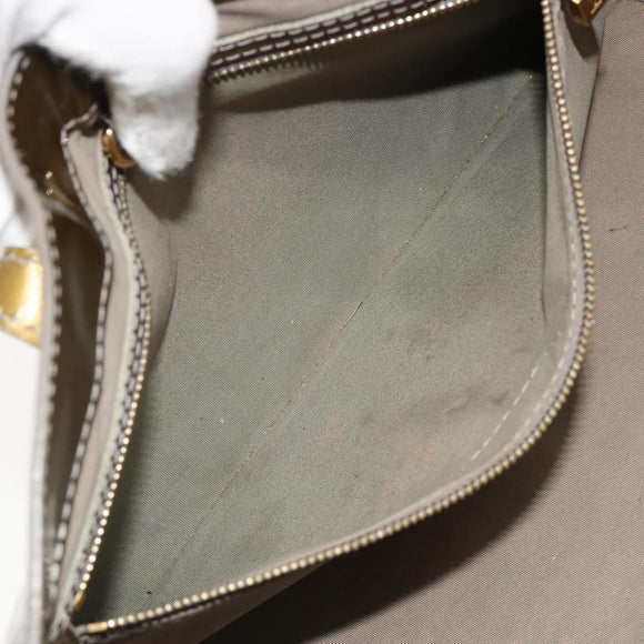 LOUIS VUITTON Monogram Vernis Wilshire PM Tasche Gris Art Deco M91627 Auth 181471