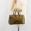 LOUIS VUITTON Monogram Vernis Wilshire PM Tasche Gris Art Deco M91627 Auth 181471-22