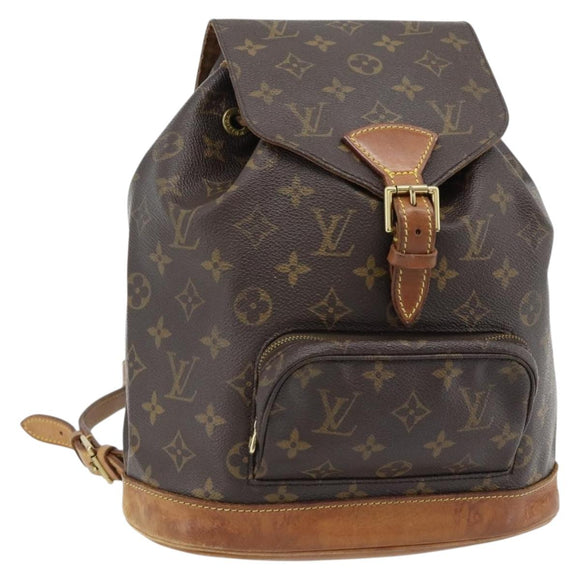 LOUIS VUITTON Monogram Montsouris MM Rucksack M51136 LV Auth 181474