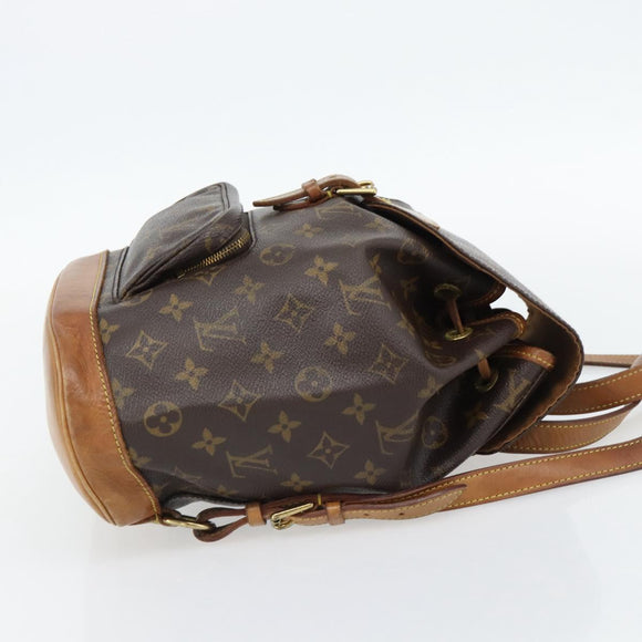 LOUIS VUITTON Monogram Montsouris MM Rucksack M51136 LV Auth 181474