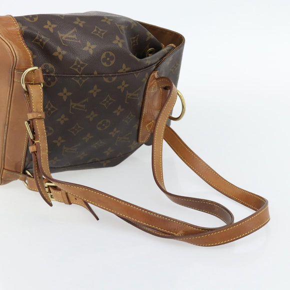 LOUIS VUITTON Monogram Montsouris MM Rucksack M51136 LV Auth 181474