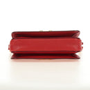 Miu Miu Hand Bag Leather 2way Red Gold Auth 181477V-5