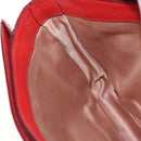 Miu Miu Hand Bag Leather 2way Red Gold Auth 181477V-27