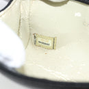 CHANEL COCO Mark Pouch Caviar Skin Black Gold CC Auth 181481-12