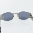 CHANEL Sunglasses metal Silver CC Auth 181482-10