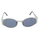 CHANEL Sunglasses metal Silver CC Auth 181482-13