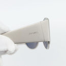 CHANEL Sunglasses metal Silver CC Auth 181482-4