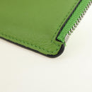 LOEWE Fragment Case My Neighbor Totoro Leather Green Silver Auth 181483SM-14