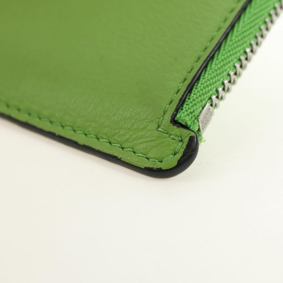 LOEWE Fragment Case My Neighbor Totoro Leather Green Silver Auth 181483SM