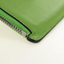 LOEWE Fragment Case My Neighbor Totoro Leather Green Silver Auth 181483SM-15