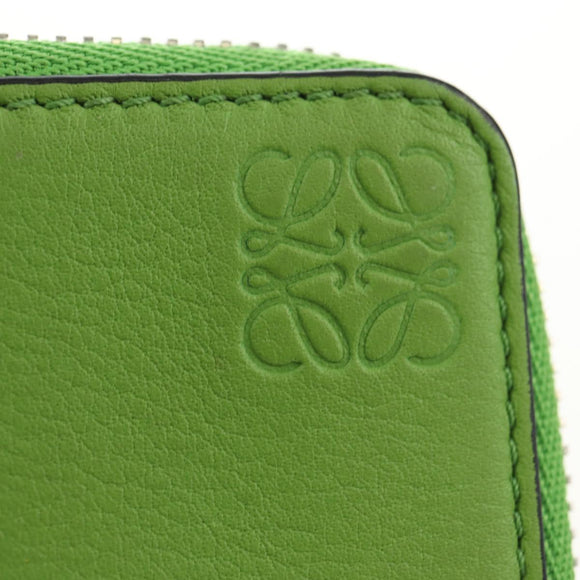 LOEWE Fragment Case My Neighbor Totoro Leather Green Silver Auth 181483SM