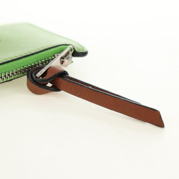 LOEWE Fragment Case My Neighbor Totoro Leather Green Silver Auth 181483SM