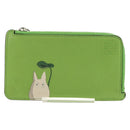 LOEWE Fragment Case My Neighbor Totoro Leather Green Silver Auth 181483SM-13