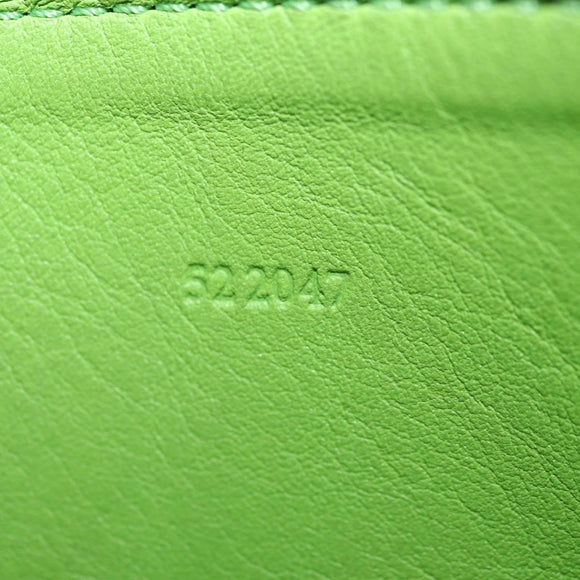 LOEWE Fragment Case My Neighbor Totoro Leather Green Silver Auth 181483SM