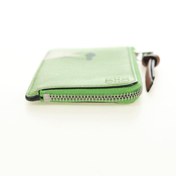 LOEWE Fragment Case My Neighbor Totoro Leather Green Silver Auth 181483SM