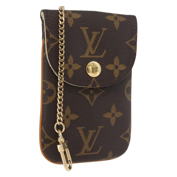 LOUIS VUITTON Monogram EtuiTelephonne MM Cell Phone Case M66546 LV Auth 181484A