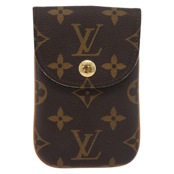LOUIS VUITTON Monogram EtuiTelephonne MM Cell Phone Case M66546 LV Auth 181484A