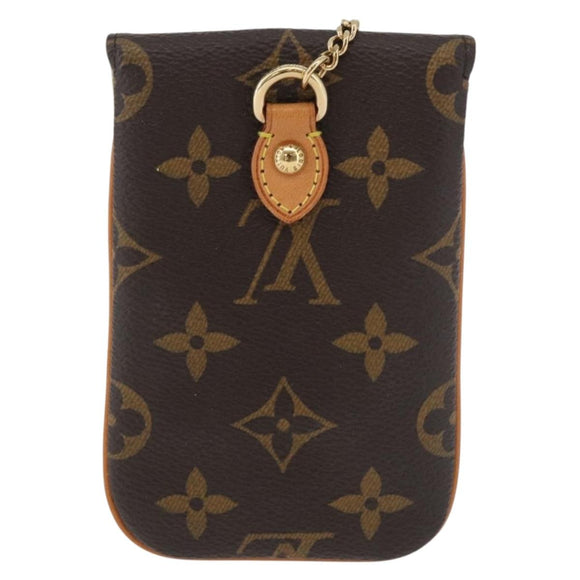LOUIS VUITTON Monogram EtuiTelephonne MM Cell Phone Case M66546 LV Auth 181484A