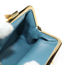 LOUIS VUITTON Suhari Porte Monnaie Viennois Geldbörse Blau M91833 Auth 181485V-10