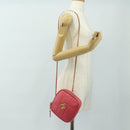 CHANEL Chain Matelassé Umhängetasche Lammleder Pink Gold CC Auth 181486SAM-24