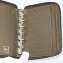 FENDI Zucca Canvas Day Planner Cover Brown Black Auth 181513A-18