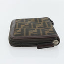 FENDI Zucca Canvas Day Planner Cover Brown Black Auth 181513A-5