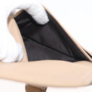 Christian Dior Geldbörse Leder Beige Silber Original 181514-20