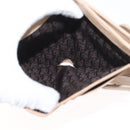 Christian Dior Geldbörse Leder Beige Silber Original 181514-10