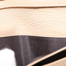 Christian Dior Geldbörse Leder Beige Silber Original 181514-12