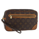 LOUIS VUITTON Monogram Marly Dragonne GM Clutch Tas M51825 LV Auth 181516-1