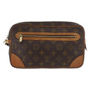 LOUIS VUITTON Monogram Marly Dragonne GM Clutch Tas M51825 LV Auth 181516-13