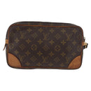 LOUIS VUITTON Monogram Marly Dragonne GM Clutch Tas M51825 LV Auth 181516-2