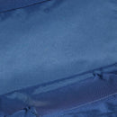 CHANEL Paris Biarritz MM Tote Bag Coated Canvas Navy Silver CC Auth 181519SAV-9