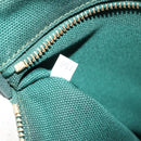 PRADA Kanapa MM Hand Bag Denim 2way Turquoise Blue Gold Auth 181523A-25