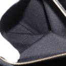 GUCCI GG Canvas Web Sherry Line Hand Bag Black Gold Red 131325 Auth 181528SAV-26