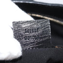 GUCCI GG Canvas Web Sherry Line Hand Bag Black Gold Red 131325 Auth 181528SAV-12