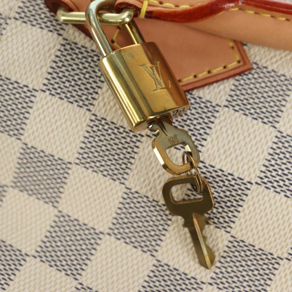 LOUIS VUITTON Damier Azur Speedy 35 Hand Bag N41535 LV Auth 181536SAV