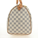 LOUIS VUITTON Damier Azur Speedy 35 Hand Bag N41535 LV Auth 181536SAV-3