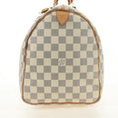 LOUIS VUITTON Damier Azur Speedy 35 Hand Bag N41535 LV Auth 181536SAV-4