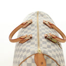 LOUIS VUITTON Damier Azur Speedy 35 Hand Bag N41535 LV Auth 181536SAV-6